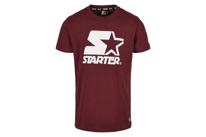T-Shirt Logo Starter oxblood rot