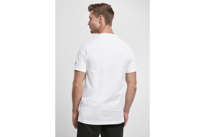 T-shirt Contrast Logo Jersey bianco