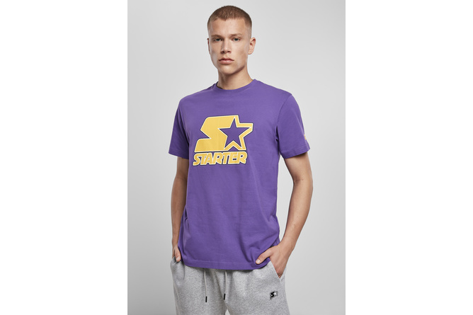 T-shirt Contrast Logo Jersey violet