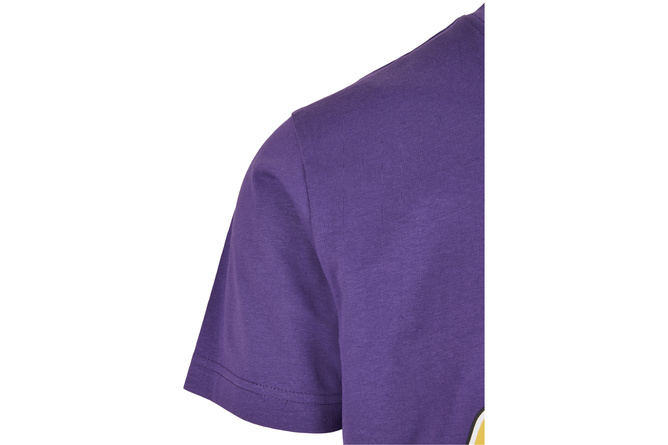 T-shirt Contrast Logo Jersey real viola