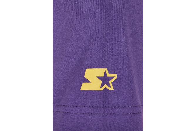 T-Shirt Contrast Logo Jersey real violett