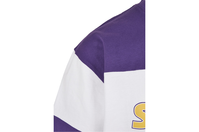 T-Shirt Block Jersey real violet/white