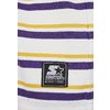 T-shirt Stripe Jersey bianco/giallo/viola/bianco