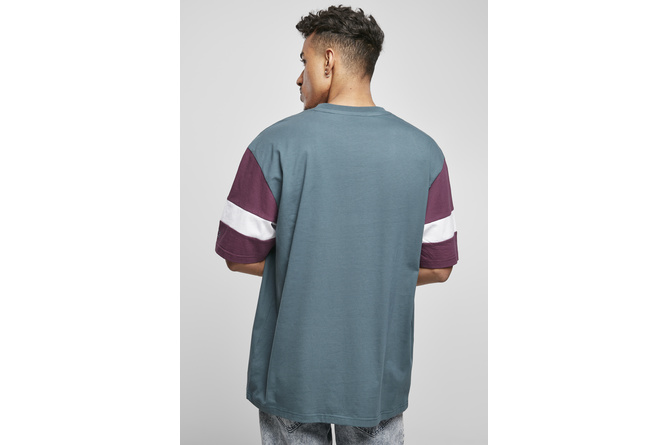 T-Shirt Throwback Starter blaugrün/dunkellila/weiß