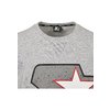Pull col rond Multicolored Logo Starter gris clair