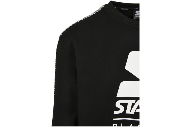 Crewneck Sweater Logo Taped Starter black
