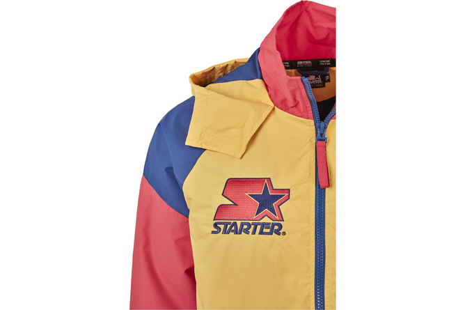 Jacke Multicolored Logo Starter rot/blau/gelb