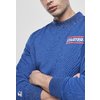 Mockneck Sweater Wording Starter blau
