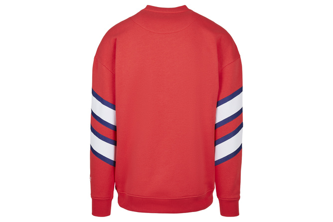 Pull col rond Team Front Starter rouge