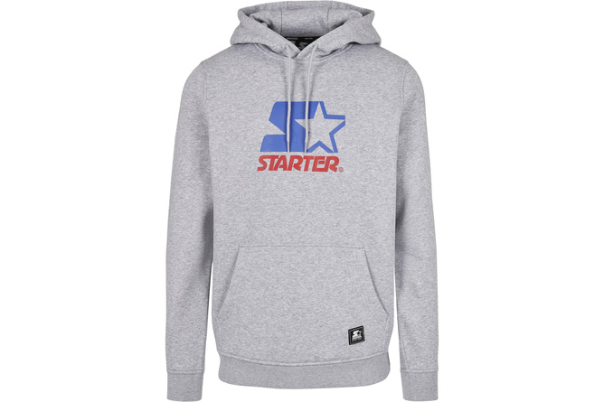 Hoodie Two Color Logo Starter heather grey