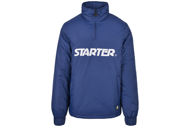 Veste col zippé Logo Starter bleu foncé