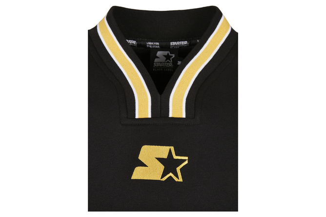 Crewneck Sweater Team Logo Retro Starter black/golden
