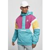 Starter Jacket türkisblau/rosa/gelb/weiß