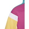 Giacca iniziale blu turchese/rosa/giallo/bianco