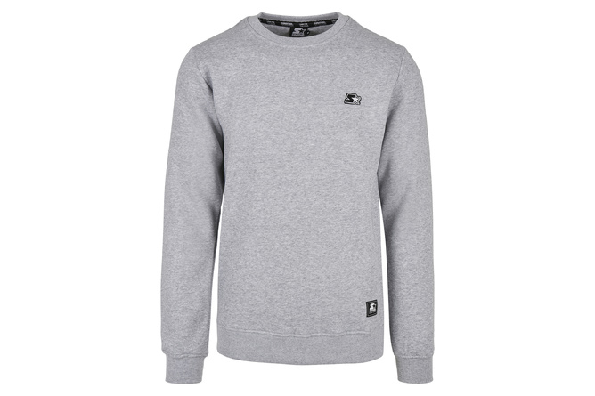 Pull col rond Essential Starter gris clair