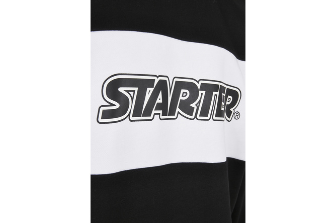 Maglione girocollo Block Starter nero/bianco