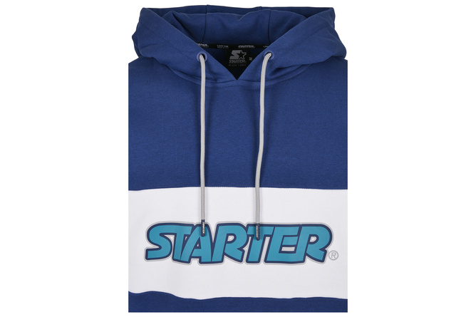 Sudadera con capucha Block Starter azul espacial/blanco