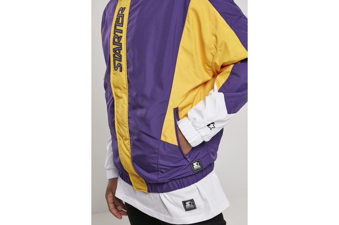 Trainingsjacke Starter real violet/california gelb/weiß