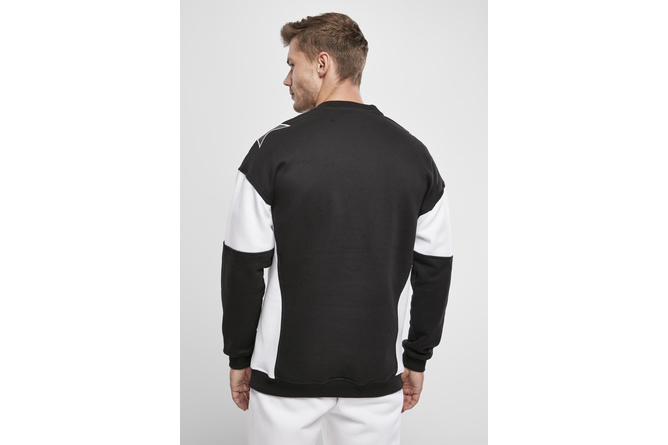 Sweater Rundhals / Crewneck Racing Starter schwarz/weiß
