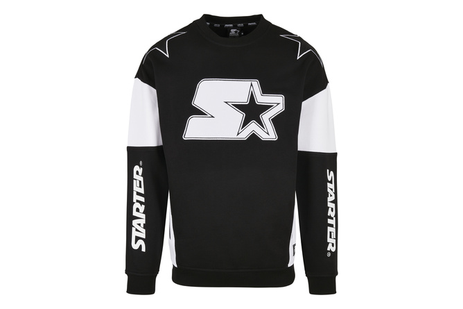Crewneck Sweater Racing Starter black/white