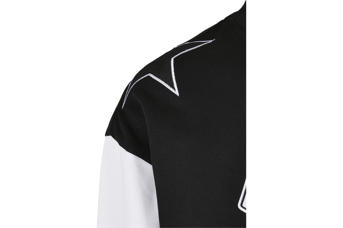 Maglione girocollo Racing Starter nero/bianco