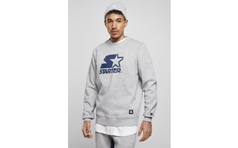 Sweater Rundhals / Crewneck Logo Starter heather grau