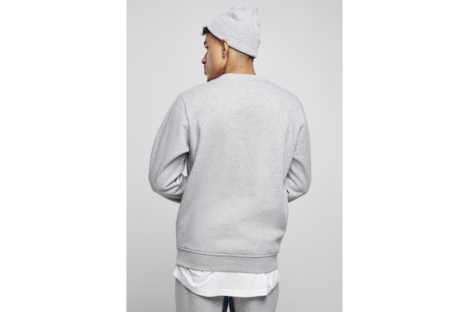Pull col rond Logo Starter gris clair