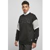 Crewneck Sweater Throwback Starter black/heather grey/white
