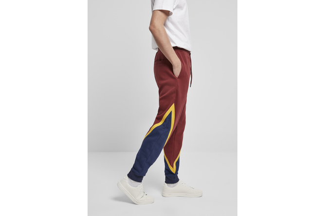 Pantalones de chándal Throwback Starter port rojo marrón/azul oscuro