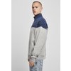 Troyer Sweater Heavy Color Block Starter heather grey/dark blue