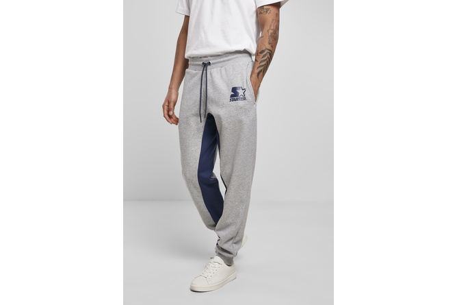 Sweatpants Starter heather grey/dark blue