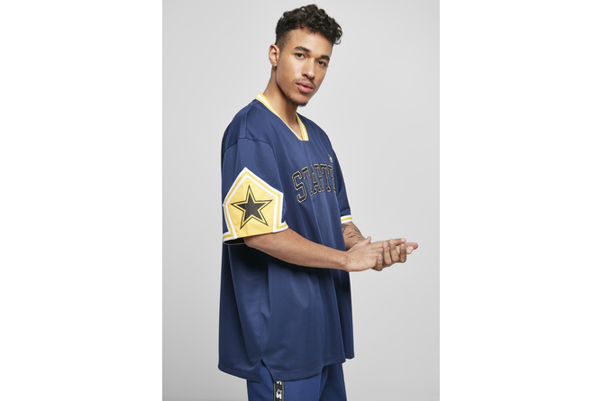 Camiseta Deportiva Star Sleeve Starter Azul Oscuro