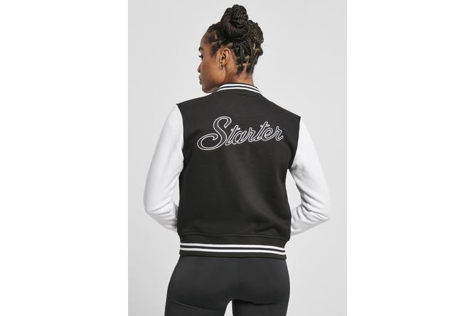 Sweat College Jacket Ladies Starter black/white