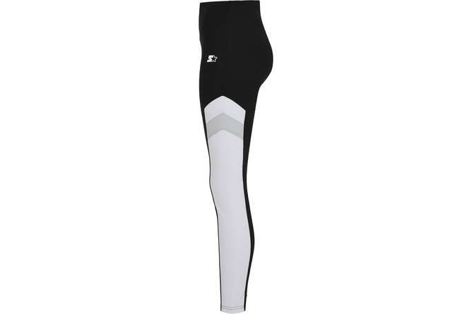Legging de sport taille haute Starter noir/blanc