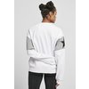 Crewneck Sweater Retro Ladies Starter white/heather grey
