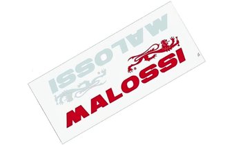 Aufkleber Malossi rot weiß (125x30mm)
