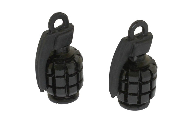 Bouchon de valve grenade Standard Parts de couleur noir