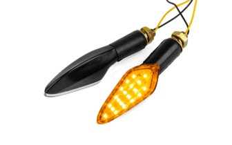 Blinker LED sequentiell Sisak schwarz mit CE Prüfzeichen