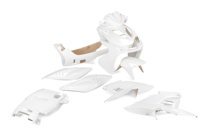 Fairing Kit 11 pcs. white Yamaha Aerox before 2013