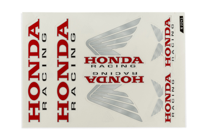 Aufkleber Bogen Sponsor Honda Racing 33x22cm