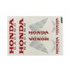 Planche autocollants Sponsor Honda Racing 33x22cm
