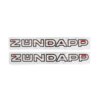 Sticker Zündapp (x2) 220x 20mm black / white
