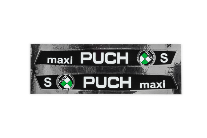 Adesivo serbatoio Puch Maxi (x2) 205x25mm cromo