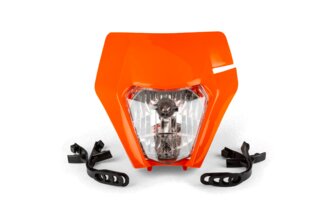 Plaque phare type KTM EXC Orange