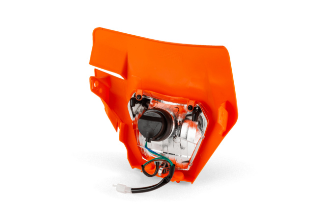 Plaque phare type KTM EXC Orange