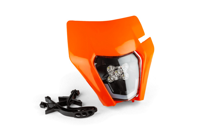 Plaque phare LED type KTM EXC Orange