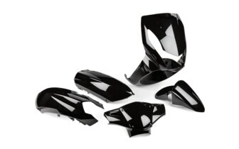 Verkleidungskit 7 Teile schwarz metallic Peugeot Kisbee