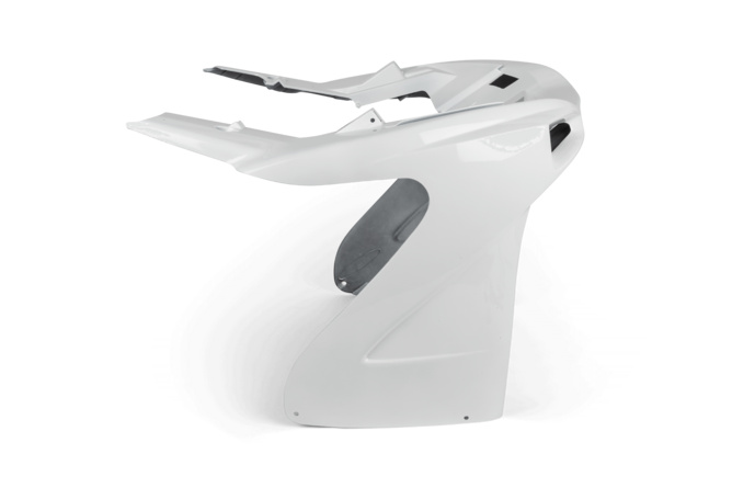 Mascherina faro inferiore Yamaha Aerox fino 2013 New Design bianco