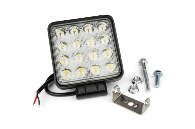 Extra Headlight square 16 LEDs