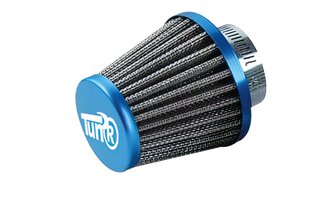 Air Filter KN type conical 28-35 straight blue